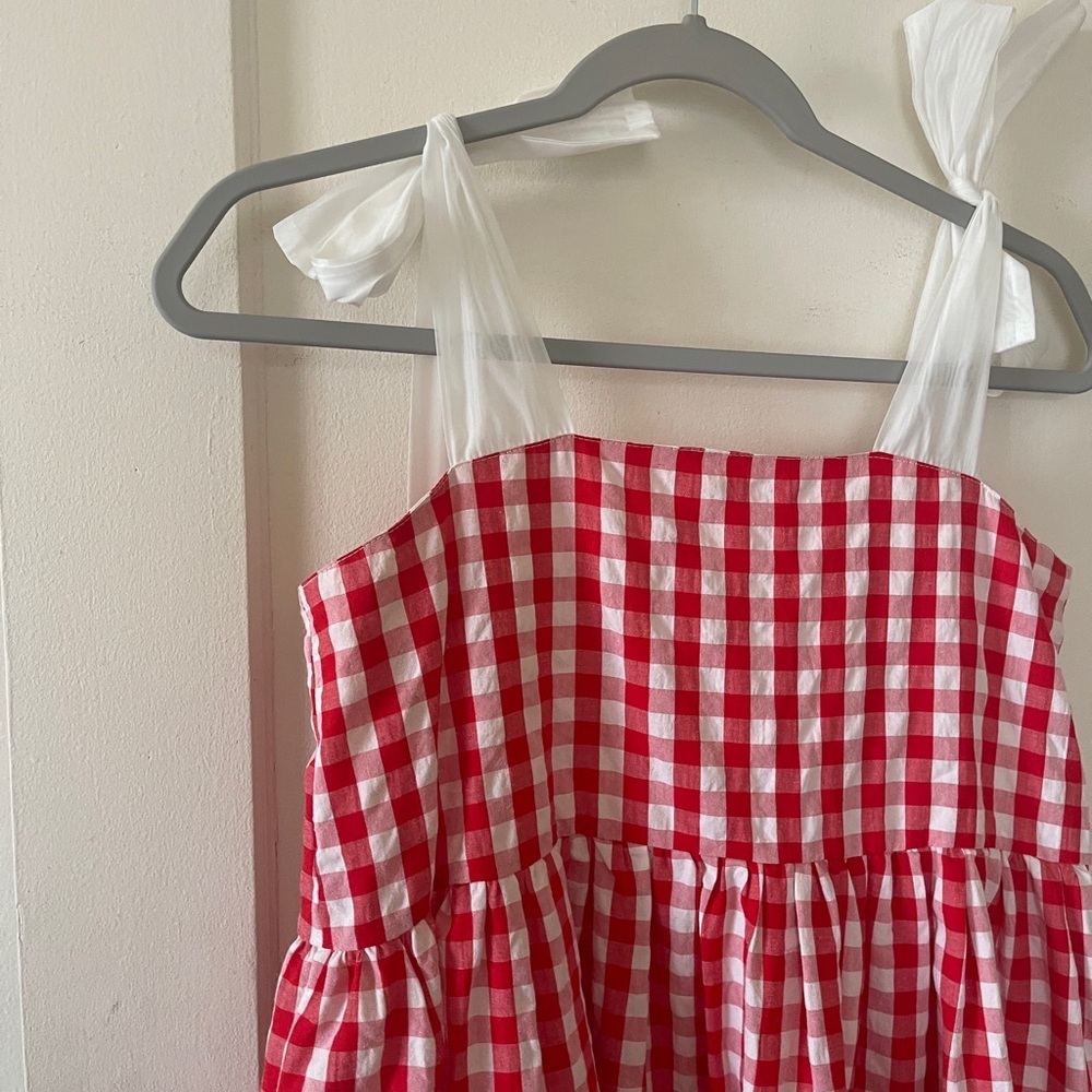 Sister Jane Love Note gingham midi dress size XS spring country cottagecore - Picture 4 of 15